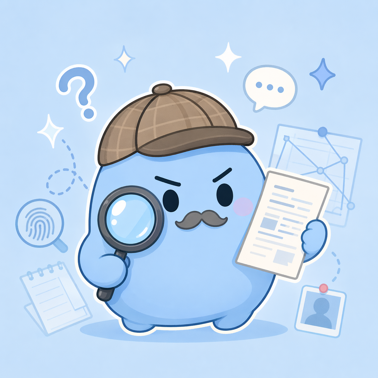 Perplexity character illustration